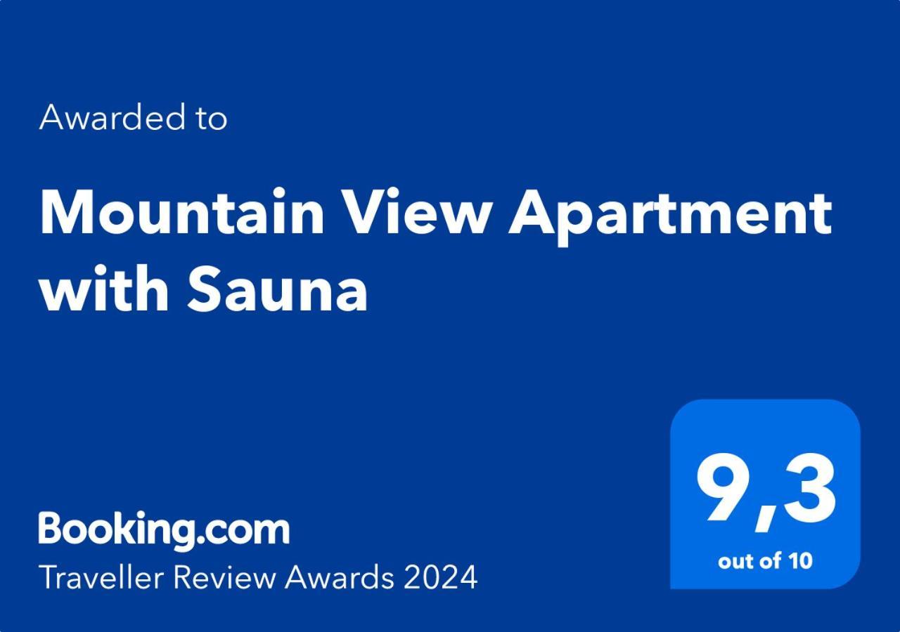 Mountain View Apartment With Sauna Cerklje na Gorenjskem Buitenkant foto